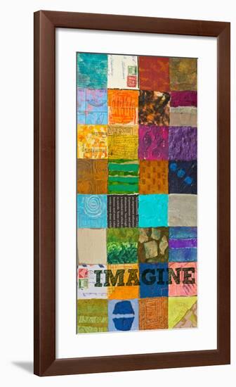 Imagine-null-Framed Art Print