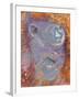 Imagined Face in Slate, Easdale, Scotland, UK-Niall Benvie-Framed Photographic Print