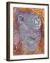 Imagined Face in Slate, Easdale, Scotland, UK-Niall Benvie-Framed Photographic Print