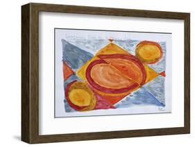 Imagining the sun on a rainy day.-Richard Lawrence-Framed Photographic Print