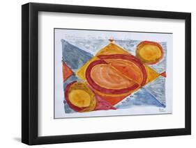 Imagining the sun on a rainy day.-Richard Lawrence-Framed Photographic Print