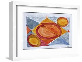 Imagining the sun on a rainy day.-Richard Lawrence-Framed Photographic Print