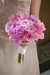 Bridesmaid with Pink Bouquet-Imaginis Photography-Photographic Print