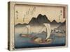 Imagiri Beach in Maisaka, 1837-1844-Utagawa Hiroshige-Stretched Canvas