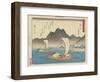 Imagiri Beach in Maisaka, 1837-1844-Utagawa Hiroshige-Framed Giclee Print