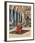 Imam at Prayer Inside the Ayasofya-null-Framed Photographic Print