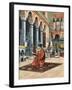 Imam at Prayer Inside the Ayasofya-null-Framed Photographic Print