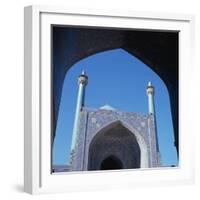 Imam Mosque, Formerly Shah Mosque, Isfahan, Iran, Middle East-Robert Harding-Framed Photographic Print