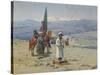 Imam Shamil in the Caucasus-Richard Karl Sommer-Stretched Canvas