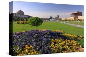 Imam Square with Sheikh Lotfollah Mosque, Imam Mosque and Ali Quapu Palace in the City of Isfahan-null-Stretched Canvas