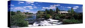 Imax Theater with Spokane Falls, Spokane, Washington State, USA-null-Stretched Canvas