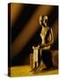 Imhotep Statue, Egypt-Kenneth Garrett-Stretched Canvas