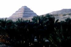 Distant View of the Step Pyramid of King Djoser (Zozer), Saqqara, Egypt, 3rd Dynasty, C2600 Bc-Imhotep-Photographic Print