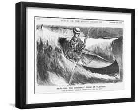 Imitation the Sincerest Form of Flattery, 1867-George Du Maurier-Framed Giclee Print