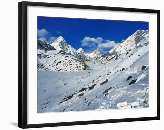 Imja Khola Valley, Nepal, Asia-David Poole-Framed Photographic Print