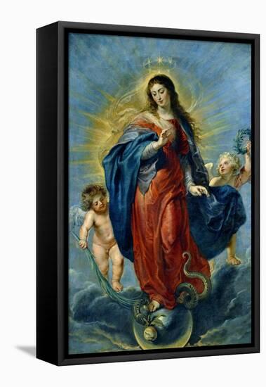 Immaculate Conception, 1627-Peter Paul Rubens-Framed Stretched Canvas