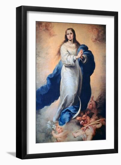 Immaculate Conception, 1665-1670-Bartolomé Esteban Murillo-Framed Giclee Print