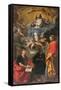 Immaculate Conception and Sts. John the Evangelist-il Pesarese-Framed Stretched Canvas