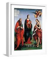 Immaculate Conception Appears to St. Anne-Francia Raibolini-Framed Art Print