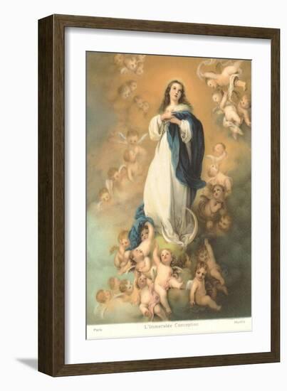 Immaculate Conception by Murillo, Paris-null-Framed Art Print