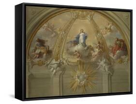 Immaculate Conception, c.1730-Placido Costanzi-Framed Stretched Canvas