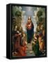 Immaculate Conception with Six Saints-Piero di Cosimo-Framed Stretched Canvas