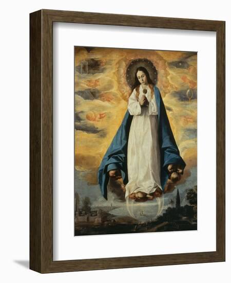 Immaculate Conception-Francisco de Zurbarán-Framed Giclee Print