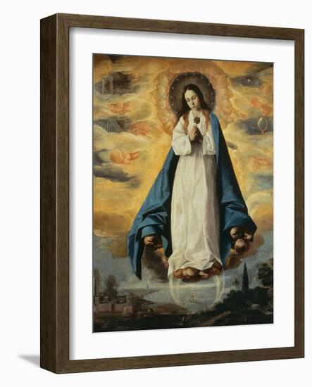 Immaculate Conception-Francisco de Zurbarán-Framed Giclee Print