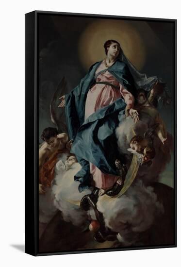 Immaculate Conception-Gian Domenico Cignaroli-Framed Stretched Canvas