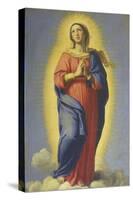Immaculate Conception-Giovanni Battista Salvi da Sassoferrato-Stretched Canvas