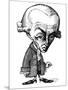 Immanuel Kant, Caricature-Gary Gastrolab-Mounted Photographic Print
