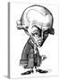 Immanuel Kant, Caricature-Gary Gastrolab-Stretched Canvas