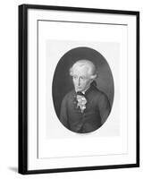 Immanuel Kant Engraving-null-Framed Giclee Print
