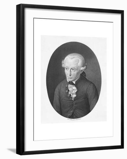 Immanuel Kant Engraving-null-Framed Giclee Print