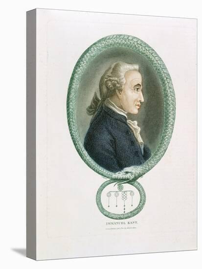 Immanuel Kant, German Philosopher, 1812-null-Stretched Canvas
