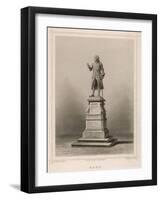 Immanuel Kant German Philosopher: Commemorative Statue in Konigsberg-E. Wagner-Framed Art Print