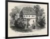 Immanuel Kant German Philosopher: His Home at Konigsberg, Germany-null-Framed Art Print