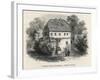 Immanuel Kant German Philosopher: His Home at Konigsberg, Germany-null-Framed Art Print