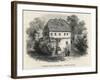 Immanuel Kant German Philosopher: His Home at Konigsberg, Germany-null-Framed Art Print