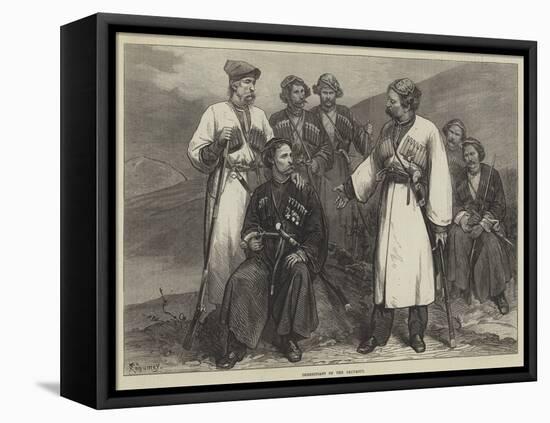 Immeritians of the Caucasus-Felix Regamey-Framed Stretched Canvas