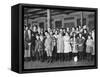 Immigrant Children, Ellis Island, New York, 1908-null-Framed Stretched Canvas