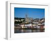 Immigrant Embarkation Harbour, Terraced Houses and St Colman's Cathedral, Cobh, Ireland-null-Framed Photographic Print