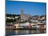 Immigrant Embarkation Harbour, Terraced Houses and St Colman's Cathedral, Cobh, Ireland-null-Mounted Photographic Print