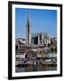 Immigrant Embarkation Harbour, Terraced Houses and St Colman's Cathedral, County Cork, Ireland-null-Framed Photographic Print