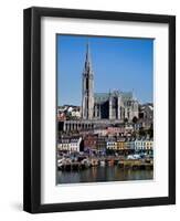 Immigrant Embarkation Harbour, Terraced Houses and St Colman's Cathedral, County Cork, Ireland-null-Framed Photographic Print