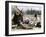 Immigrant Family Cutting Seed Potatoes to Plant on Their Quarter-Acre in Michigan, 1890s-null-Framed Giclee Print