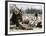 Immigrant Family Cutting Seed Potatoes to Plant on Their Quarter-Acre in Michigan, 1890s-null-Framed Giclee Print