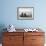 Immigrant Family Looking at New York Skyline-null-Framed Photographic Print displayed on a wall