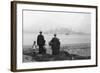 Immigrant Family Looking at New York Skyline-null-Framed Photographic Print