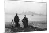 Immigrant Family Looking at New York Skyline-null-Mounted Photographic Print